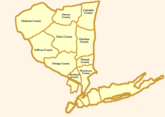 Areas of Coverage: Commercial Map